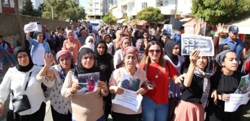 Mardində ərinin öldürdüyü qadın üçün yürüşlər başlayıb - FOTO/VİDEO